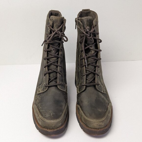 Timberland Gracelyn Waterproof Mid Boots, Dark Green, Women's 8.5 M - Picture 3 of 6